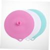 3 Pack Silicone Mug Covers Leakproof Cup Lids with Hanging Hole view 2