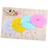 3 Pack Silicone Mug Covers Leakproof Cup Lids with Hanging Hole view 3