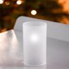 WGVI Hurricane Candle Holder Sleeve, W: 5", Ht: 10", Frosted Glass Cylinder Open Both Ends, Chimney Tube Shade, 6 Pieces view 4
