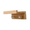 FUNOMOCYA Wooden Wall Decor Floating Ledge Hooks Modern Shelves for Wall Storage Decorative Rack view 1