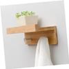 FUNOMOCYA Wooden Wall Decor Floating Ledge Hooks Modern Shelves for Wall Storage Decorative Rack view 4