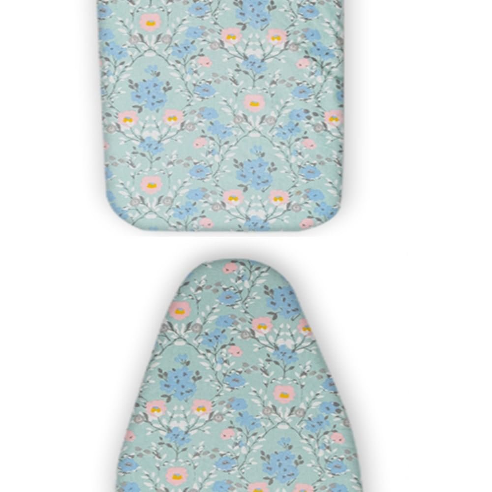 ZYXQQJ Cotton Iron Board Cover 12x32 13x36 13x38 14x43 15x48 Inch Scorch Resistant Ironing Pad, Iron Board Replacement Cover(Pink Flower,137x45cm(54x18in))