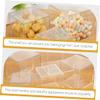 OHPHCALL 2pcs Square Candy Boxes for Wedding Decorative Storage Boxes Crystal Clear Transparency view 3