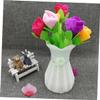 ORFOFE Flower Girl Basket Wedding Woven Storage Basket Imitation Weaving Basket Plastic Vase for Home Decor Random Style view 4