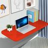 APCHJOJ Wall-Mounted Folding Table, Wall-Mounted Dining Table, Wall Desk, Kitchen Folding Table. Foldable, Easy to Store, Space-Saving, Stable and Durable red 19.7 * 15.7 * 1in view 1
