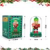 Anwenk Christmas Nutcracker Figure Building Set, Xmas Nutcracker King with Candy Nutcracker Building Blocks,Collectible Christmas Home Decor, Nutcracker Gift with Cover and Base (175 PCS) view 2