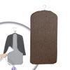 BERWDUXA Garment Steamer Hanging Ironing Board Press Pad, Handheld Steamer Board for Clothes, Multifunction Clothes Hanger, Ironing Mat Pad for Standing Garment Steamer(Brown) view 1