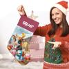 EOYinHas Christmas Stockings with Personalized Name, 13" Christmas StockingFarm Animals Xmas Stocking Holiday Christmas Decoration Gifts for Family,1 Pack view 3
