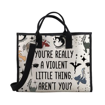 BDPWSS Fourth Book Tote Bag Dragon Rider Fans Gift You're Really A Violent Little Thing Fourth Book Inspired Gift (violent little thing TE)