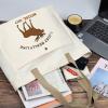 BDPWSS Moose Tote Bag Moose Lover Gift Moose Deer Wildlife Gift I Just Really Like Moose OK Funny Moose Themed Canvas Handbag (like moose TB) view 3