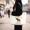 BDPWSS Moose Tote Bag Moose Lover Gift Moose Deer Wildlife Gift I Just Really Like Moose OK Funny Moose Themed Canvas Handbag (like moose TB) view 4