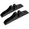 Cabilock Divider Stands 2-Pack Screen Partition Base Wooden Feet for Room Divider Support Privacy Partition Suitable for Home Office Use 11.61X3.14X1.37In view 1