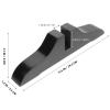 Cabilock Divider Stands 2-Pack Screen Partition Base Wooden Feet for Room Divider Support Privacy Partition Suitable for Home Office Use 11.61X3.14X1.37In view 2