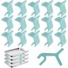 16Pcs Baking Sheet Stackers, Layered Tray Holder, Space-Saving Multipurpose Stackers for Freeze Dryer Trays view 1