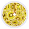 Kiwi Fruit, Gold, Sliced Christmas Tree Skirt, 30"x30" Tree Skirt for Party Home Decoration,Tassel Lace Soft Tree Mat for New Year view 1