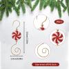 INCREWAY Christmas Ornament 30PCS S-Shaped Hangers, Christmas Decoration Hanger, Metal Hooks Lollipop Decor Hooks, Red view 2
