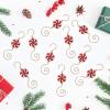 INCREWAY Christmas Ornament 30PCS S-Shaped Hangers, Christmas Decoration Hanger, Metal Hooks Lollipop Decor Hooks, Red view 4