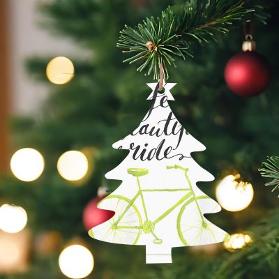 Bicycle Funny Christmas Ornaments - Life is a Bike Ride,Stocking Stuffers for Women Men for Women Men Coworkers Mom,Christmas Tree - 1 Pack