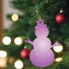 Abstract Funny Christmas Ornaments - Flower of Life Love Soul,Stocking Stuffers for Women Men for Women Men Coworkers Mom,Snowman - 4 Pack view 1