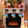SPYORBKX Personalized Christmas Stockings with Name Custom Kids Xmas Hang Stockings Holiday Decor Basketball Stocking for Decoration view 3