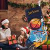 SPYORBKX Personalized Christmas Stockings with Name Custom Kids Xmas Hang Stockings Holiday Decor Basketball Stocking for Decoration view 4