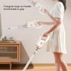 ANGGREK Cordless Stick Vacuum, 600ml Dust Cup 120W Rated Power Cordless Stick Vacuum Cleaner Effective Cleansing for Floor (White) view 2