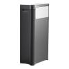 Trash Can 25 L/6.6 Gallon Kitchen Trash Can with Lid, Press Top Trash Bin, Space Saving Plastic Garbage Bin with Handle for Living Room Office Hotel Commercial Trash Can Wastebasket(Black) view 1