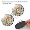 Shellac Car Interior Coasters, 2.7 Inch Diameter Car Drink Absorbent Coasters 2 Pack, Auto Accessories, Cars, Trucks, SUVs view 3