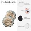 Shellac Car Interior Coasters, 2.7 Inch Diameter Car Drink Absorbent Coasters 2 Pack, Auto Accessories, Cars, Trucks, SUVs view 4
