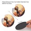 Car Interior Absorbent Coasters 2 Pack, Nerdy Beagle Car Drink Coasters, Auto Accessories, 2.7 Inch Diameter, Fits Trucks Cars SUVs view 3