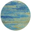 Addison Rugs Chantille ACN1777 Navy 8' x 8' Indoor/Outdoor, Machine Washable, Easy Clean, Non Shedding, Bedroom, Living Room, Dining Room, Kitchen, Patio Round Rug view 3