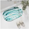 Bathroom Rugs, 15.7" x 23.6" Bath Mats for Bathroom, Quick Dry & Super Absorbent Bathroom Floor Mats with Non-Slip Rubber Backing, Aesthetic Bathroom Mats for Shower Sink and Entry (Ocean Rug H002) view 1