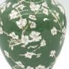 Galt International Floral Chinoiserie Ceramic Vase 14" - Green Sakura Hand Painted Antique Style Porcelain Flower Bottle Fishtail Porcelain Chinese Vase for Home Decor Centerpiece view 4