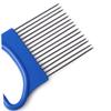 BIUDECO Onion Holder Fork Vegetable Slicer Stainless Steel Plug Cooking Gadgets Random Color view 4