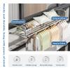 Stainless Steel Radiator Airer, Balcony Railings Windowsill Radiator Airer, Space Saving, for Hanging Clothing, Towel, Shoes, With 6 Drying Rods, Multifunction Balcony Radiator Drying Rack(62-106cm) view 2