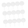 ULDIGI 15pcs Blank Acrylic Cupcake Toppers Cake Decoration for Birthday Party Creative Inserts for and Celebration view 1