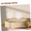 ULDIGI 15pcs Blank Acrylic Cupcake Toppers Cake Decoration for Birthday Party Creative Inserts for and Celebration view 3