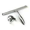 FOMIYES 1pc Stainless Steel Glass Squeegee Cup Non-Porous Scraper for Shower Doors and Tiles Wiper for Smooth Cleaning view 1