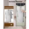 BERWDUXA Over The Door Steamboard Press Pad, Vertical Hanging Clothes Ironing Board, for Handheld Steamer, Foldable Heat Resistant Clothing Care Steam Pad, with Glove(Pad) view 2