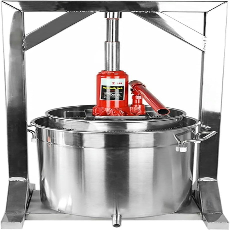 KFJZGZZ Fruit Press Wine Press Stainless Steel 12 L  Fruit Press Berry Press Vegetable Press Food Press~/