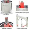 KFJZGZZ Fruit Press Wine Press Stainless Steel 12 L  Fruit Press Berry Press Vegetable Press Food Press~/ view 3