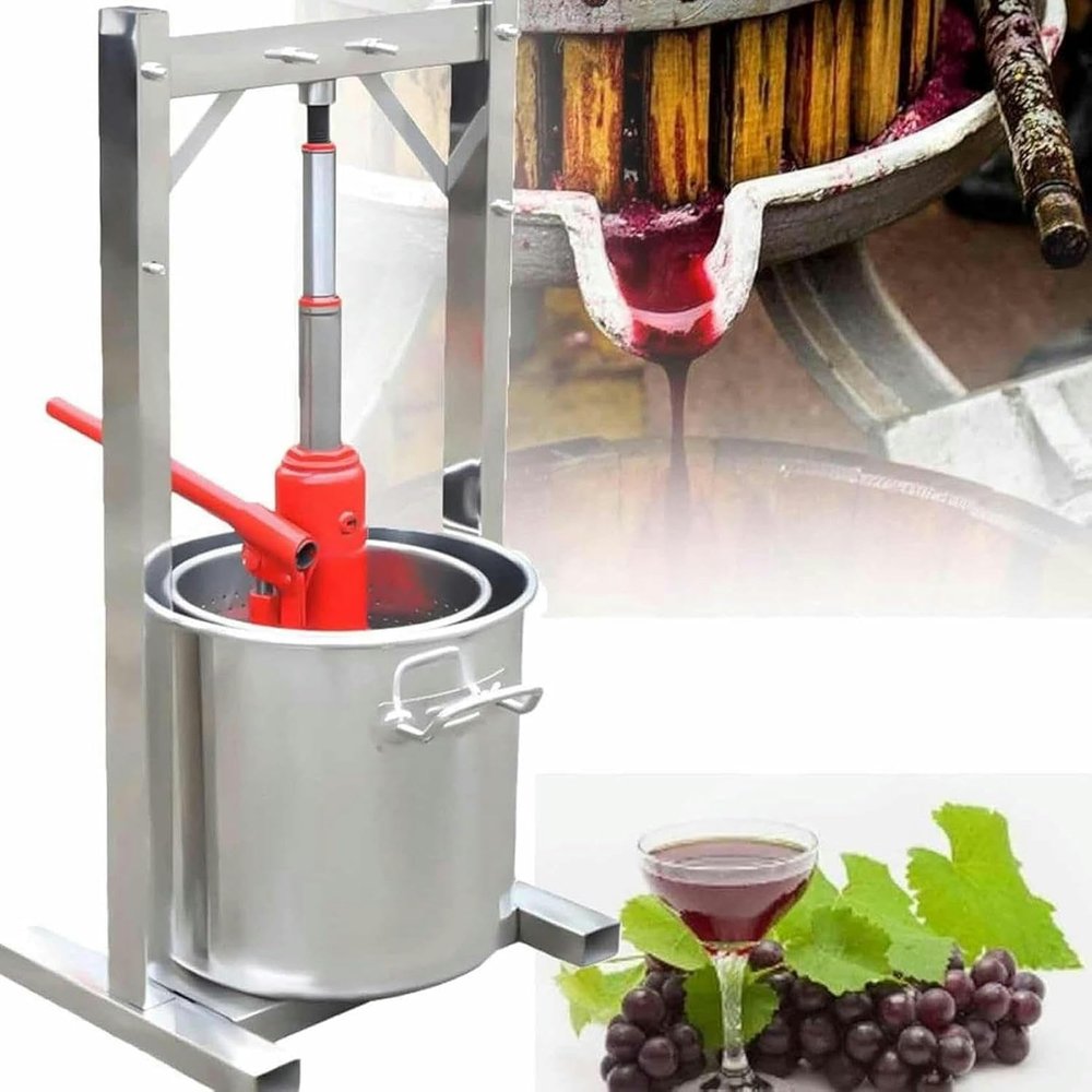 12/22/36l Manual Juice Maker, Grape Crusher for Wine Making, Fruit Wine Press, Fruit Juice Squeezer, Fruit Press, for Honey Chilli Oil Family Restaurants~/