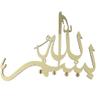 Bismillah Wooden & Acrylic Key Holder  Islamic Wall Art & Entryway Organizer with 4 Key Hooks  Muslim Home Decor, Ramadan & Housewarming Gift view 1