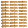 OKUMEYR 100pcs Laundry Drying Rack Wooden Clothes Clips Sock Fixing Clips Quilt Fixation view 1