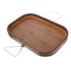 HOLIDYOYO Serving Platter for Parties Nanzhu Wood Tray Sofa Armrest Tray Couch Table for Sofa view 1