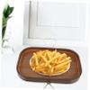 HOLIDYOYO Serving Platter for Parties Nanzhu Wood Tray Sofa Armrest Tray Couch Table for Sofa view 4