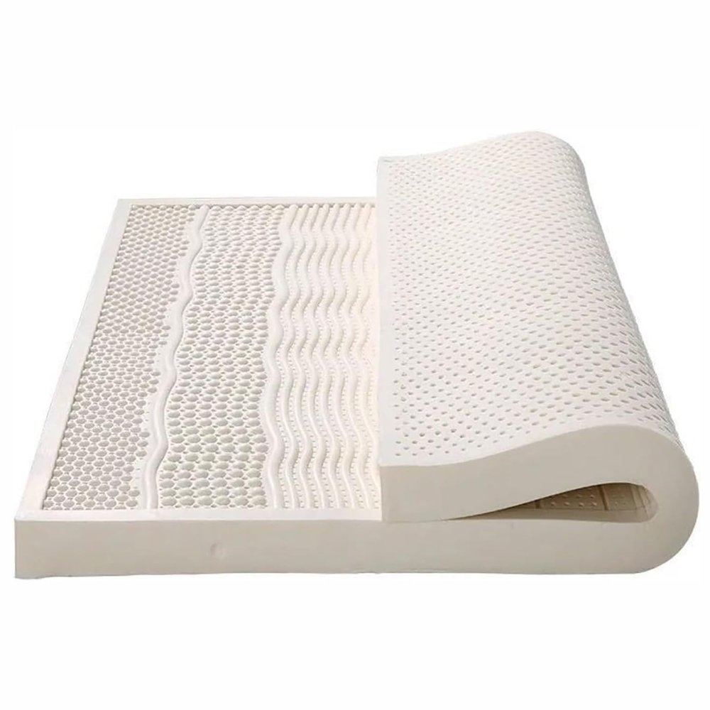 Latex Mattress 160200cm(6379inch), 100% Natural Latex Mattresses Help Relief Shoulder & Back Pain, Queen Mattress, Natural Rubber Pure Mattress Thickened Home Bedroom Cushion,1in