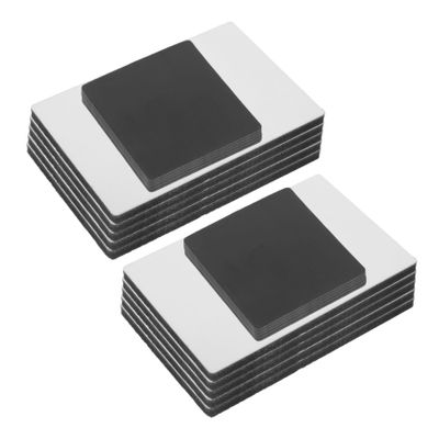 CIYODO 10pcs Sublimation Blank Refrigerator Magnets Rectangle Photo Magnets Fridge Decor Easy to Use for