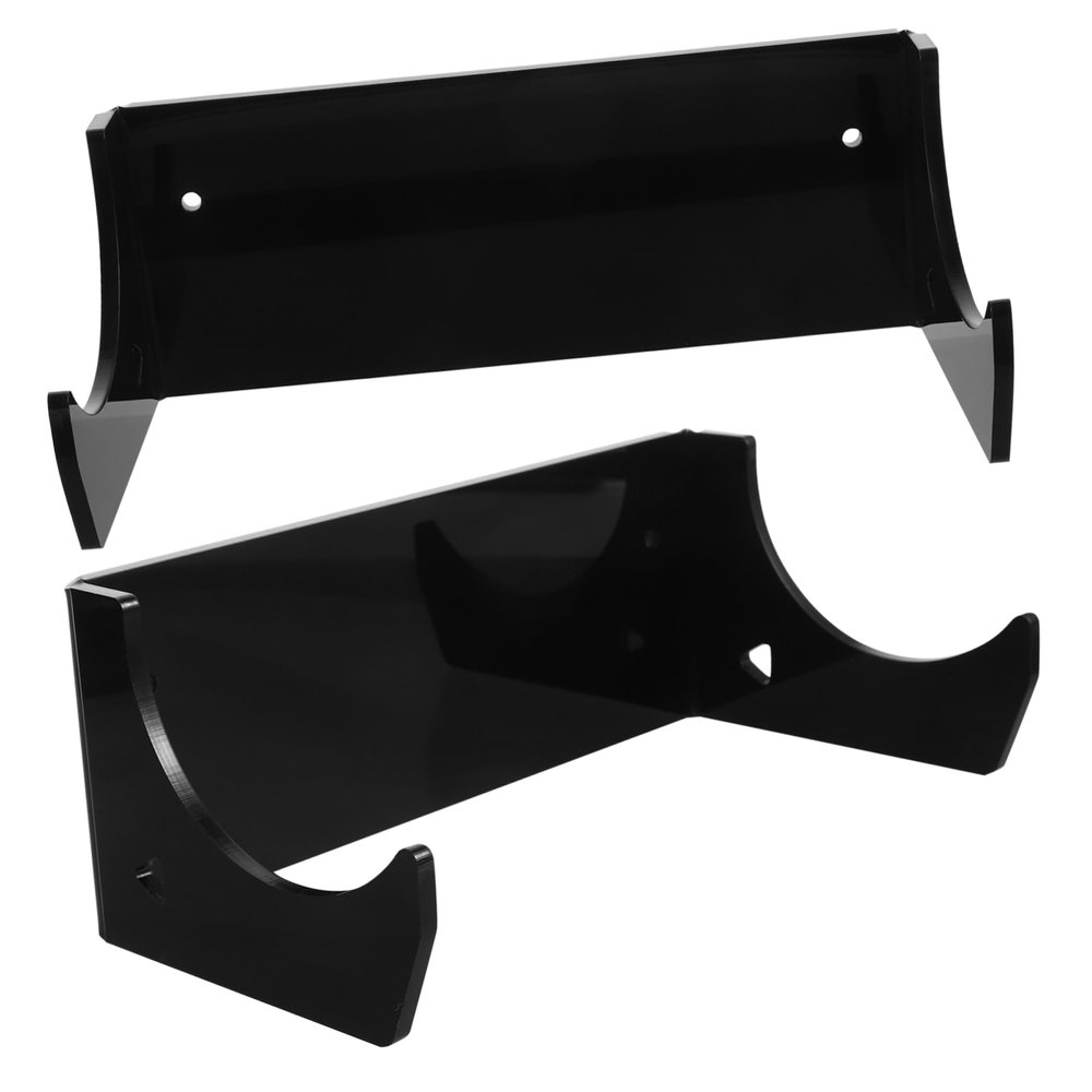 2Pcs Acrylic Rolling Pin Holder, Wall Mounted Kitchen Storage Rack