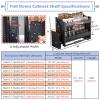 2 Tier Pull Out Cabinet Organizer 10 Inch Wide, Drop Down Shelf Blind Pull-Down Dish And Spice Rack, Space Saving Inner Storage for Kitchen Appliance Lift Upper Cabinet(32x10.2x20.8in/81x26x53cm) view 2